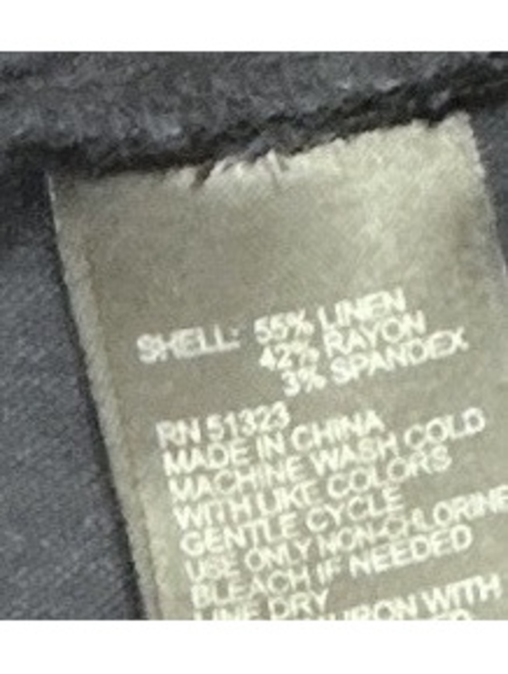 NWOT Antonio Melani Navy Linen Sleeveless Halter Top - Picture 6 of 7
